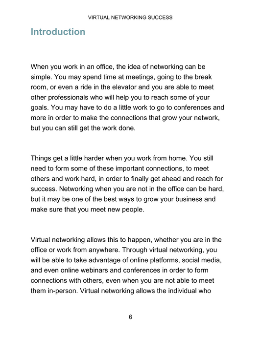 Digital Networking Blueprint