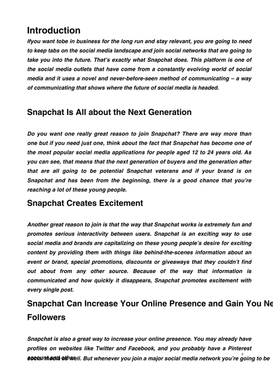 Ultimate snapchat ads Playbook