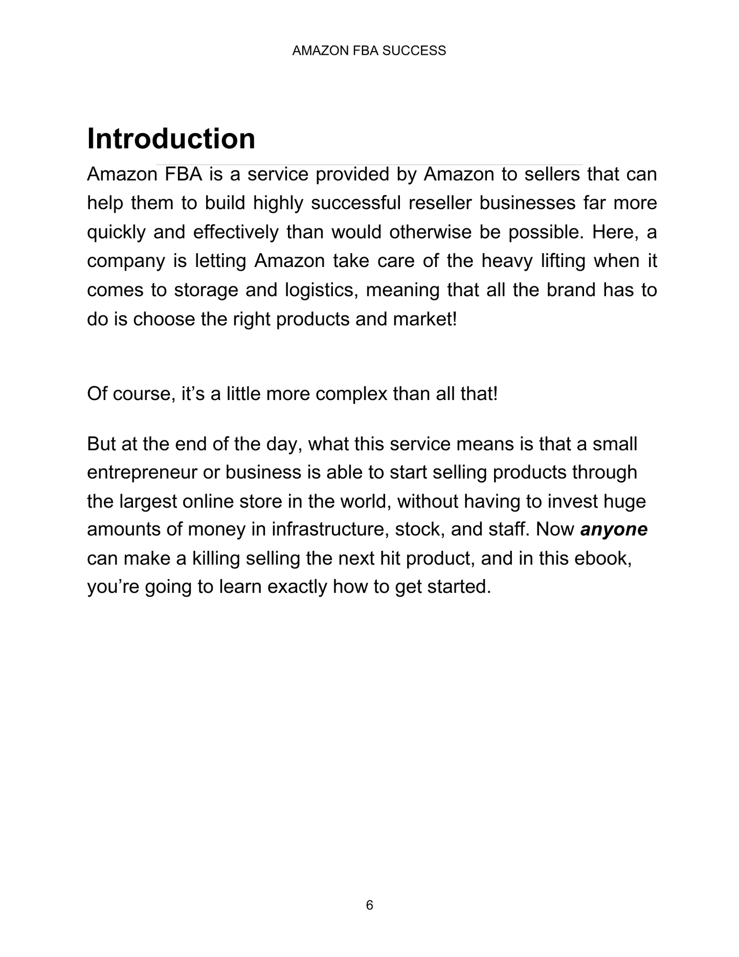 Amazon FBA Strategy step-by-step