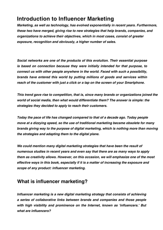 Influencer Success secrets