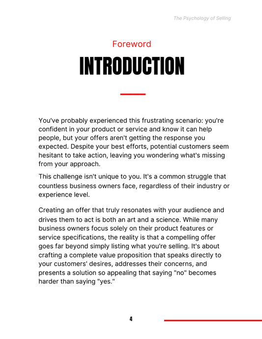 Sales Psychology Masterclass