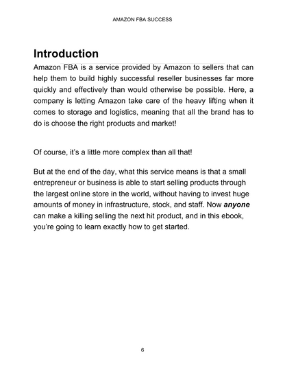 Amazon FBA Strategy step-by-step
